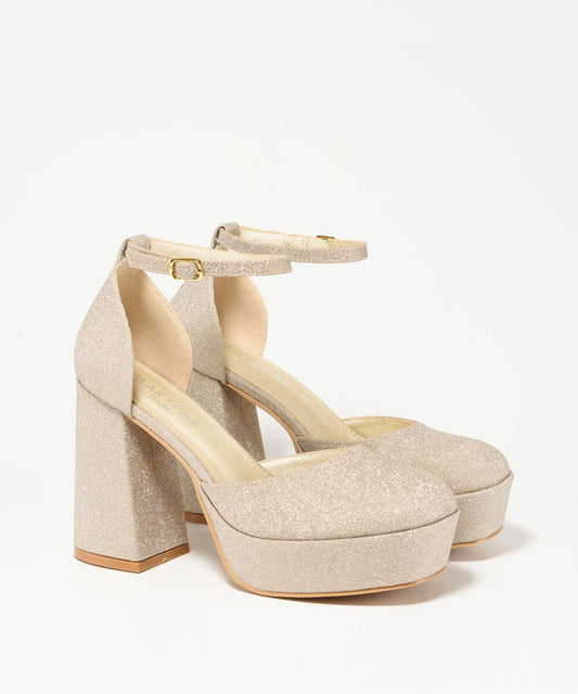 Zapato plataforma glitter